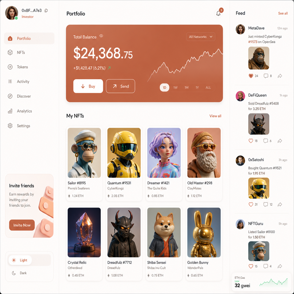 Genies crypto wallet onboarding